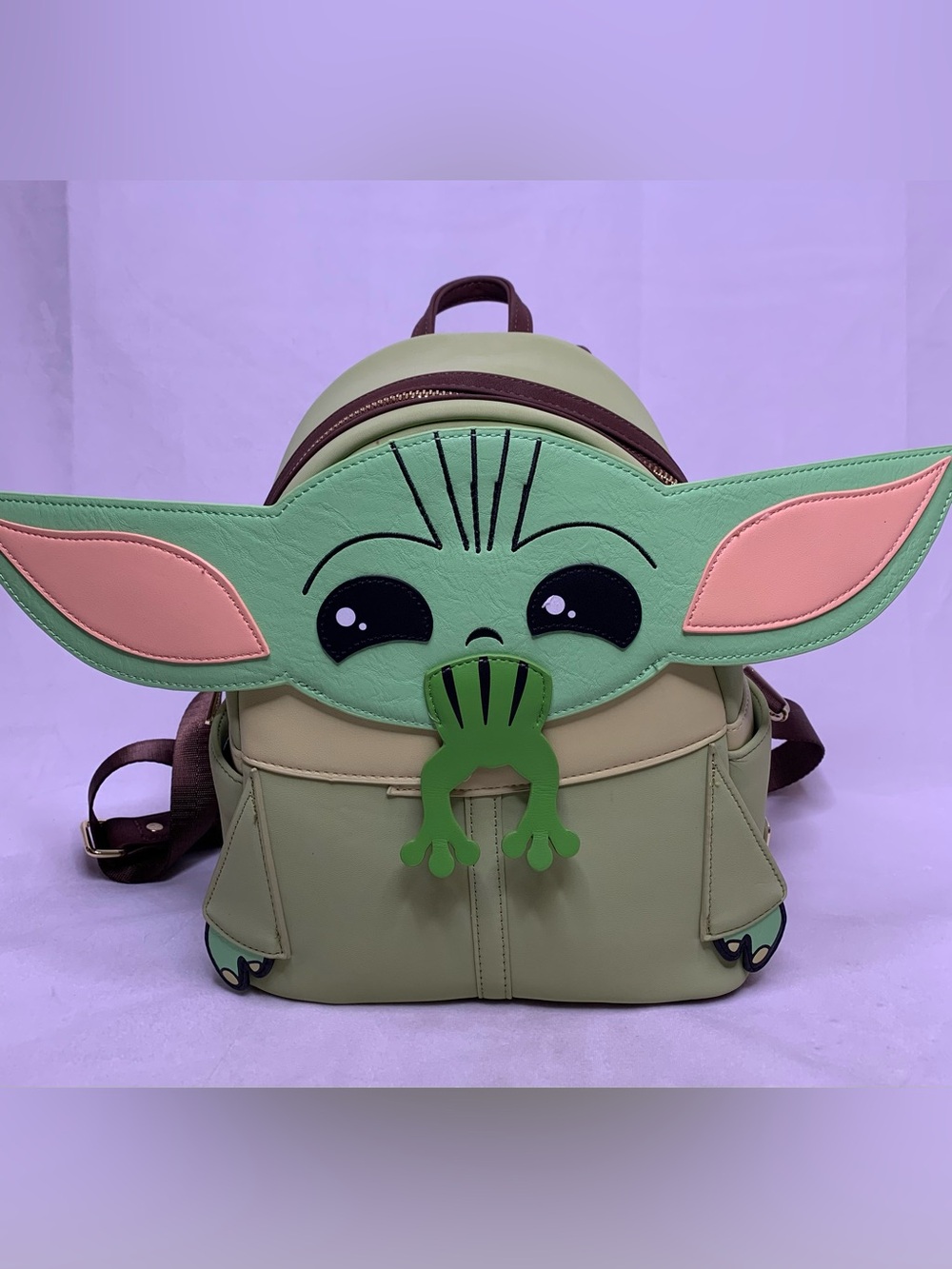 Loungefly Star Wars The Mandalorian The Child Frog Figural Mini Backpack